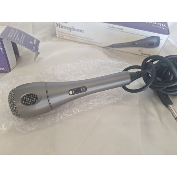RadioShack Dynamic Microphone 33-3024 Unidirectional Mint in Box - Picture 5 of 8